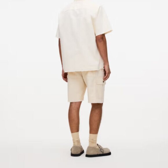 BNWT SS25 OAS ECRU MITTY CANVAS SHORTS M - Picture 11 of 12